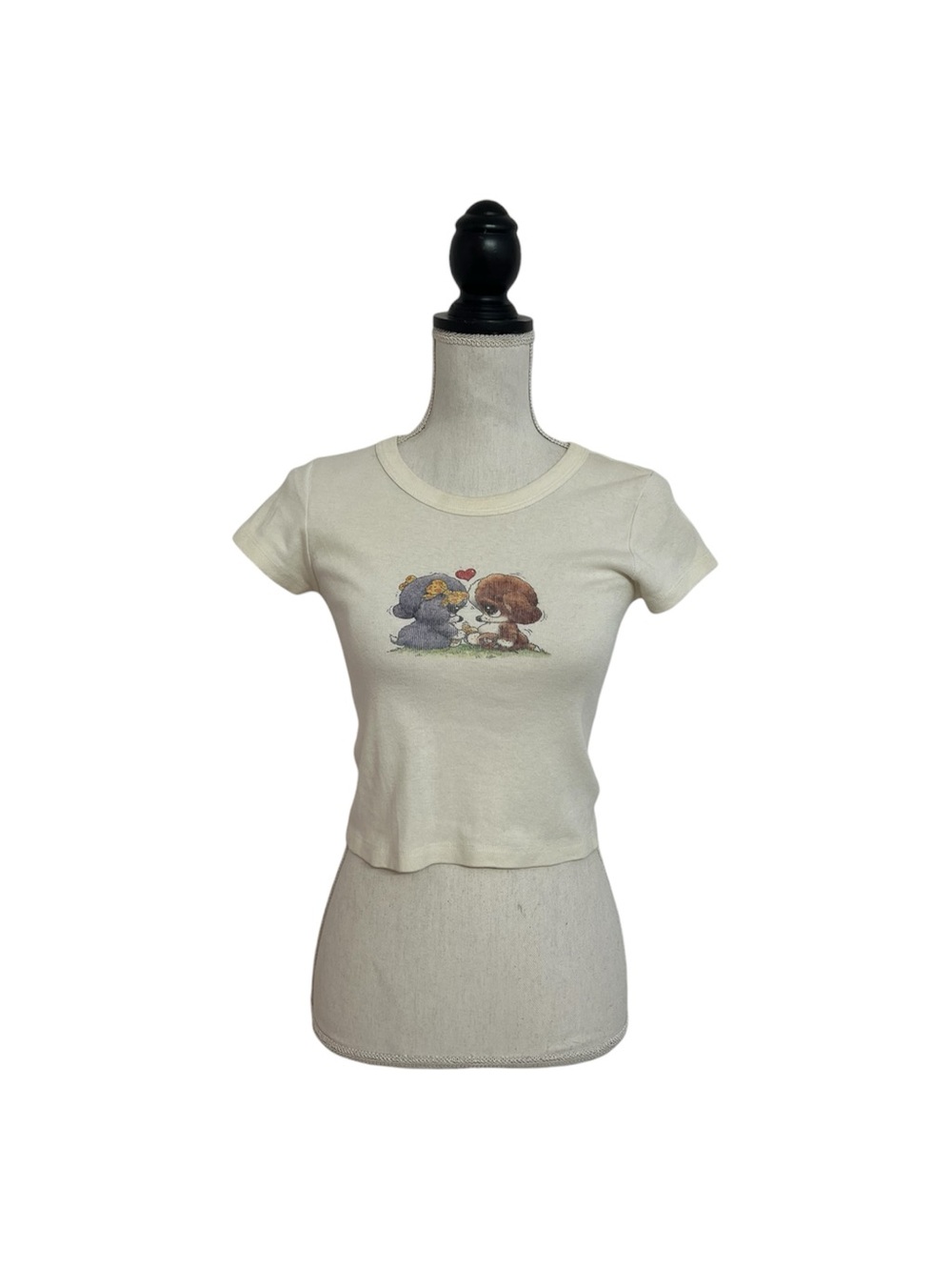 Brandy Melville “Puppy Love” Baby Tee